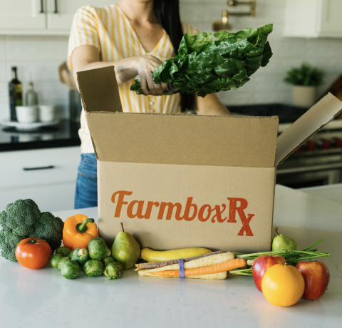 FarmboxRx Box with Magazine and Produce
